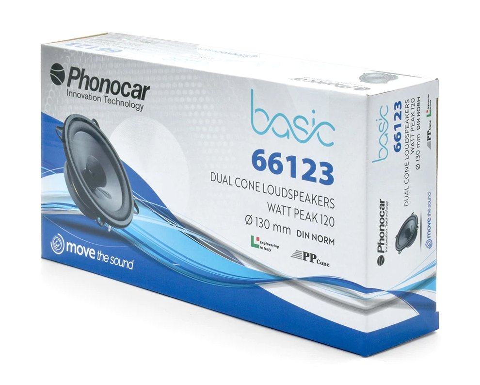 set icheia aytokinitoy Basic 66123, 5.25", 60W, dual cone 8129 Ichosystiμa 3