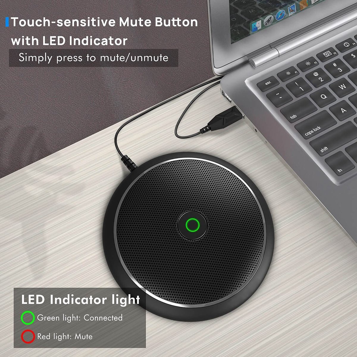 epitrapezio mikrofono, omnidirectional, USB, mayro 8816 USB 3