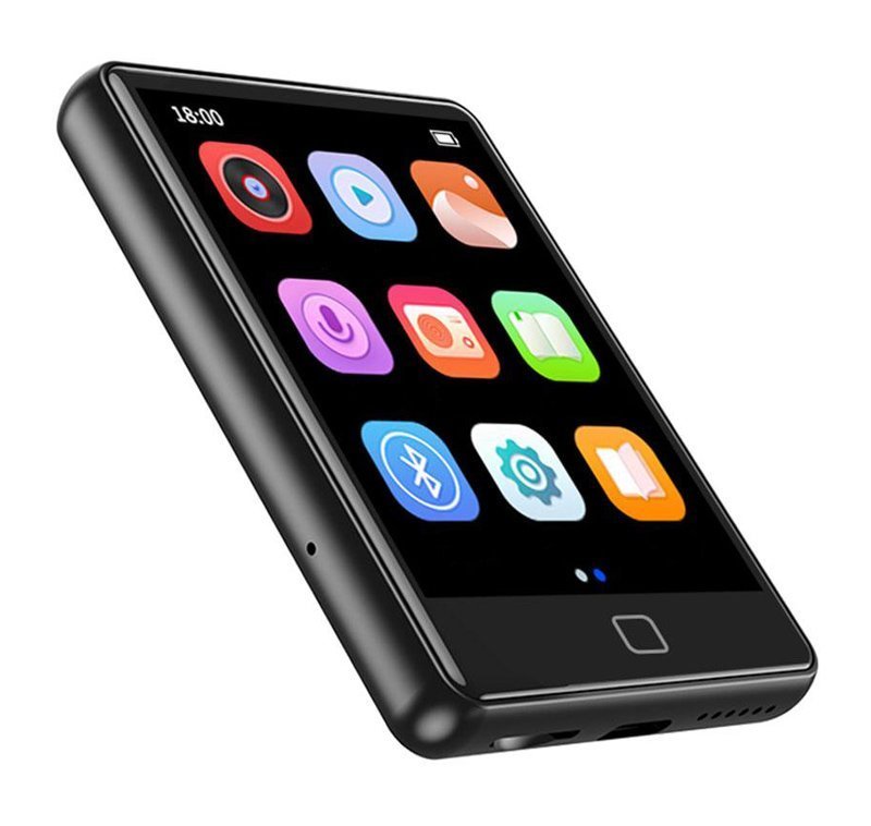 RUIZU MP3 player με οθόνη αφής 2.8", 16GB, ελληνικό μενού, μαύρο 7453