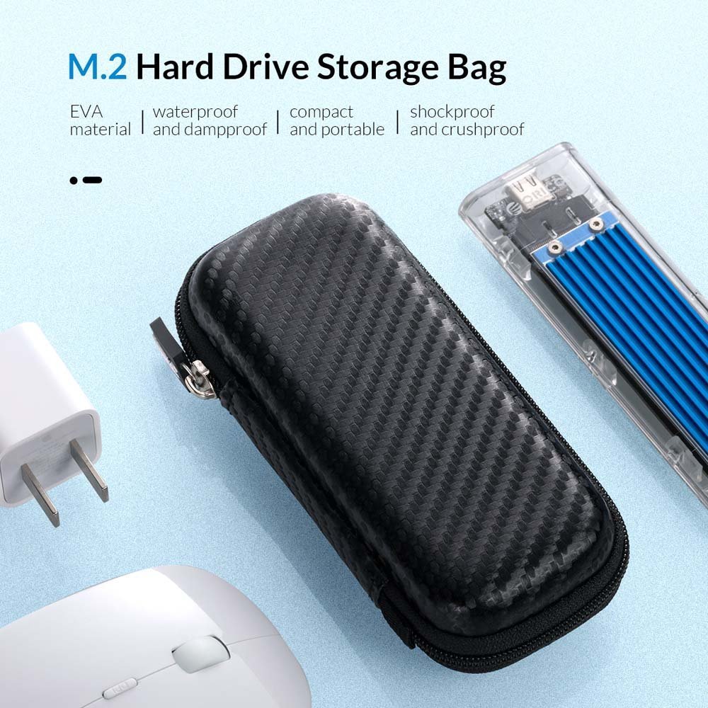 ORICO θήκη προστασίας M2 SSD , αδιάβροχη, μαύρη 2172 - Image 3