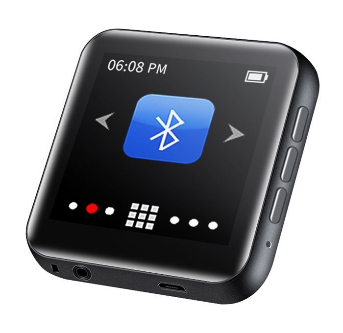 RUIZU MP3 player με ηχείο, 1.8", 16GB, BT, ελληνικό μενού, μαύρο 3369