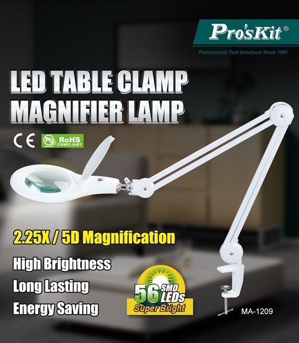 megethyntikos fakos me sfigktira, LED, 5D 2.25x, leykos 6478 Megethyntikos fakos 2