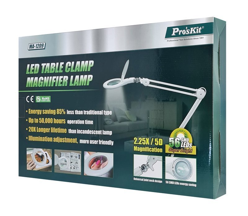 megethyntikos fakos me sfigktira, LED, 5D 2.25x, leykos 6478 Megethyntikos fakos 6