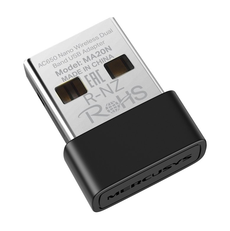 MERCUSYS ασύρματος USB αντάπτορας δικτύου , 650Mbps AC650, Ver 1.0 8178