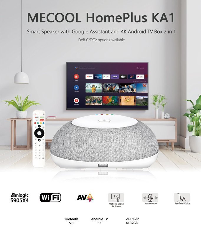 TV Box & smart icheio KA1 me apokodikopoiiti, 4K, Android 11 3751 0 2