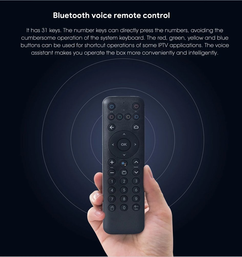 ECOOL TV Box K7 SE, Google pistopoiisi, 4K, 2/32GB, WiFi, Android 11 6953 0 9