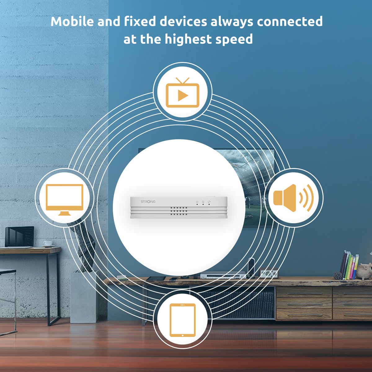 STRONG WiFi esh Home Kit ATRIA 1200 V2, 1200bps Dual Band, 3τμχ 7363 - Image 4