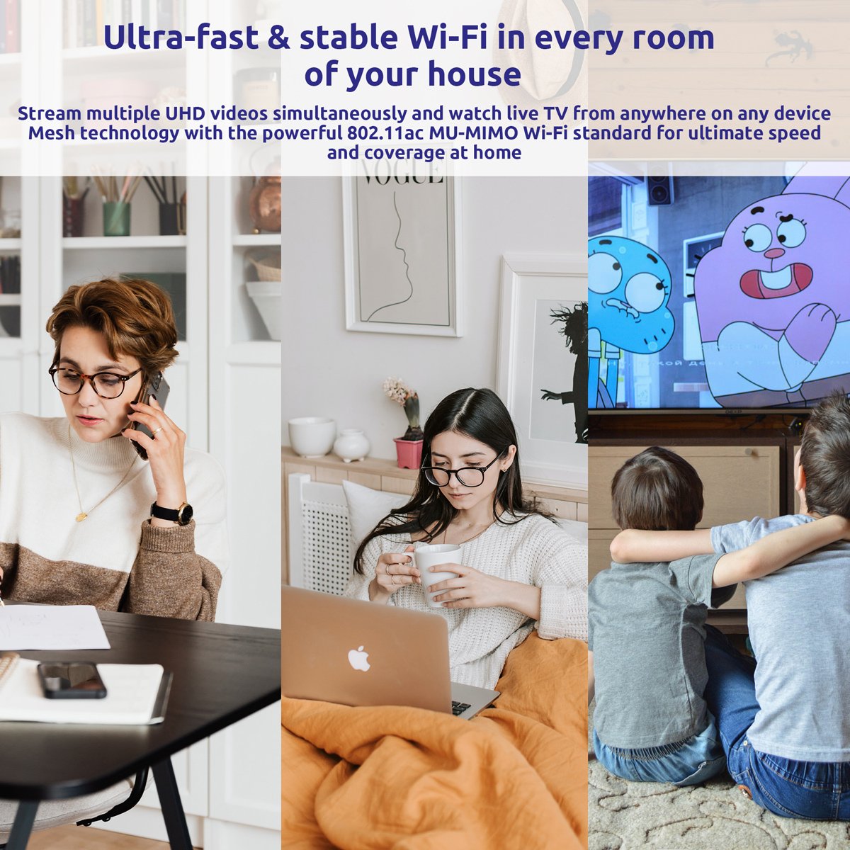 STRONG WiFi esh Home Kit ATRIA 1200 V2, 1200bps Dual Band, 3τμχ 7363 - Image 5