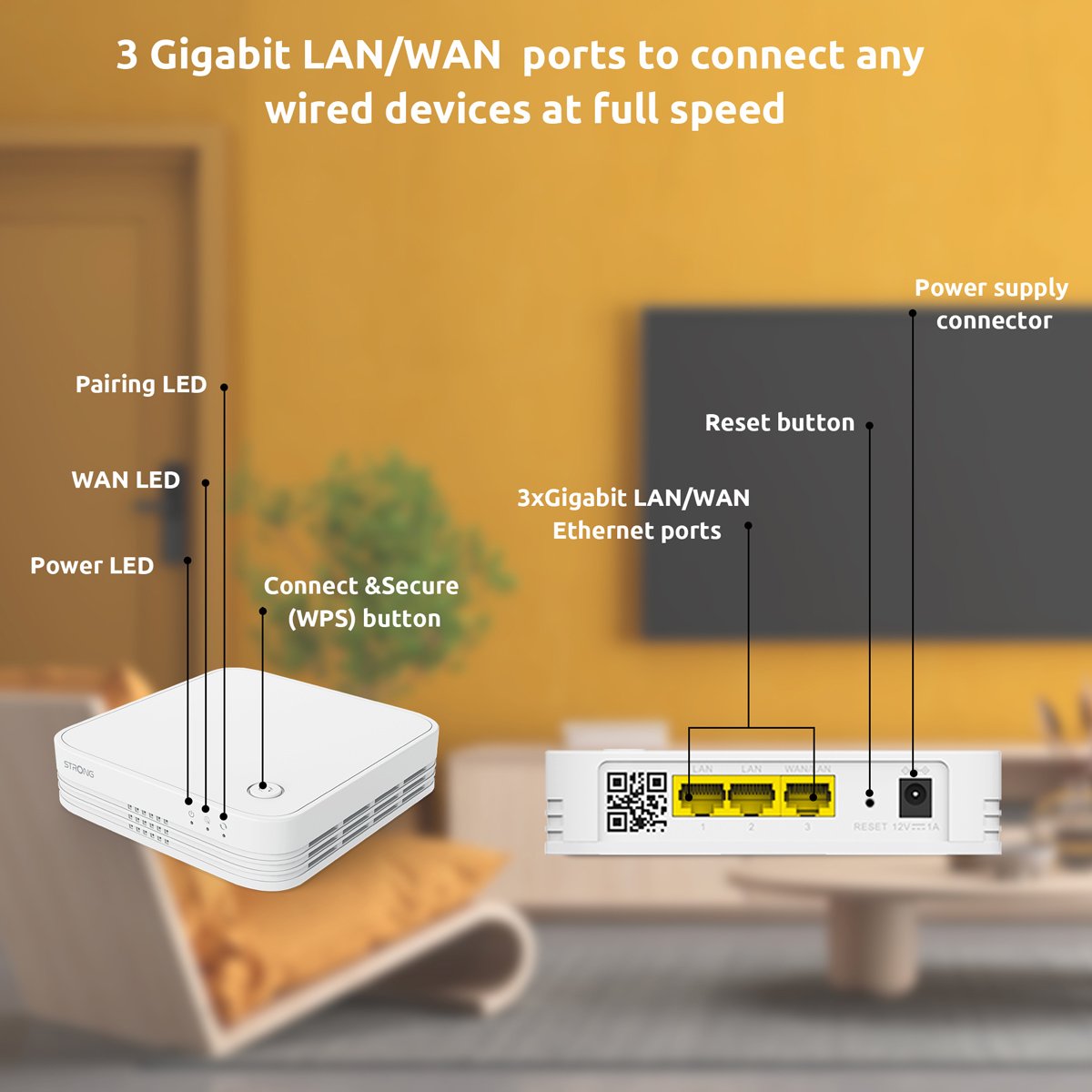 STRONG WiFi esh Home Kit ATRIA 1200 V2, 1200bps Dual Band, 3τμχ 7363 - Image 7
