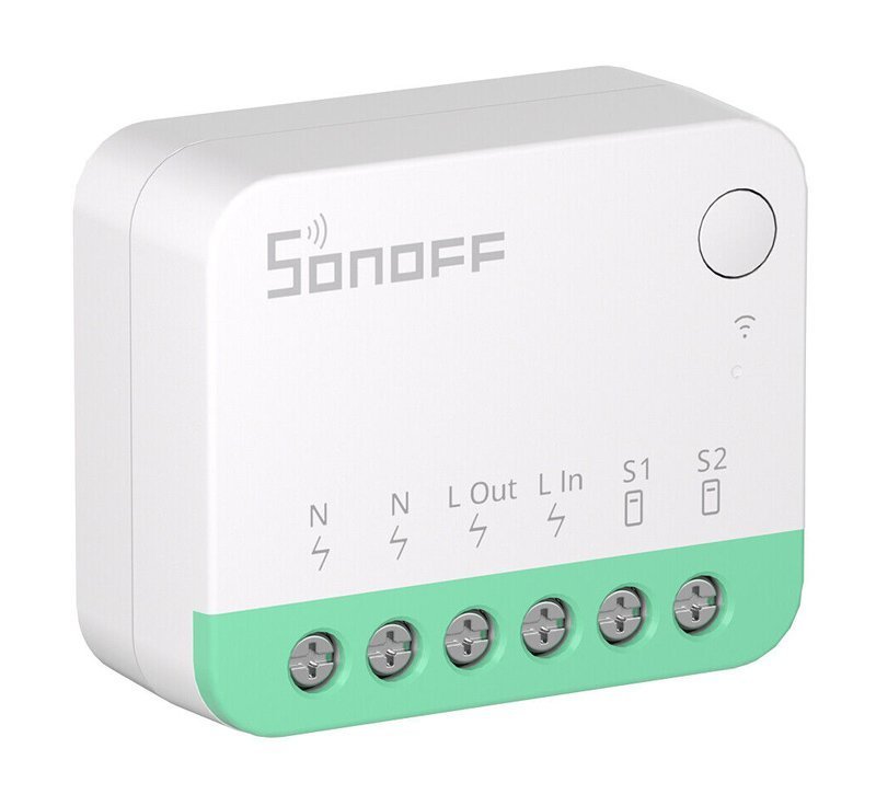 SONOFF smart διακόπτης , 2 κανάλια, Wi-Fi, 10A, λευκός 6408