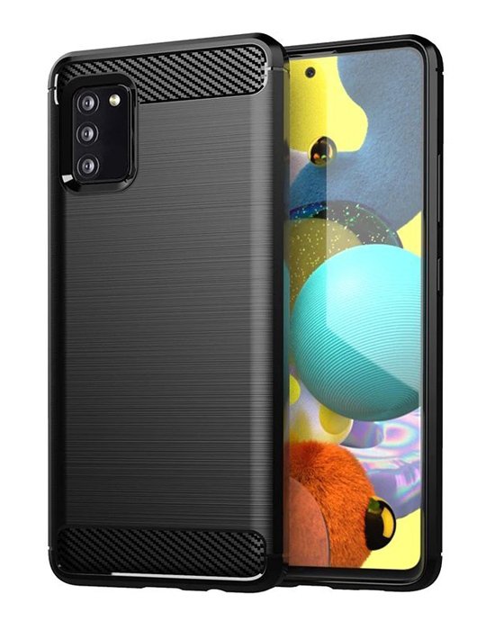 thiki Carbon gia Samsung A03S, mayri 3710 A03s