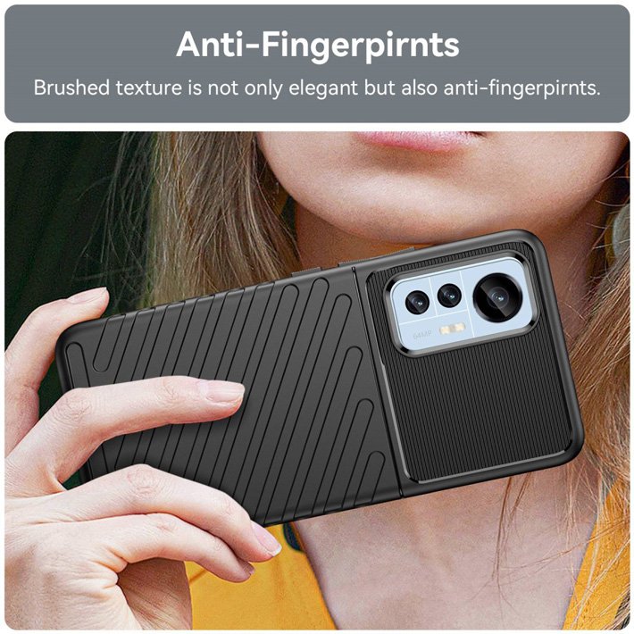 POWERTECH Θήκη Thunder για Xiaomi 12/12X, μαύρη 4217 - Image 3