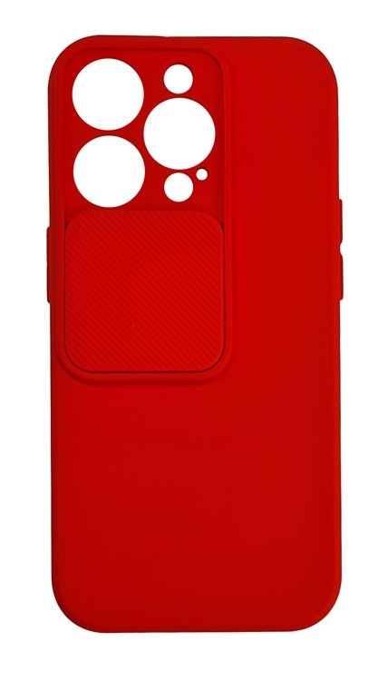 POWERTECH Θήκη Camshield Soft  για iPhone 13 Pro, κόκκινο 4734