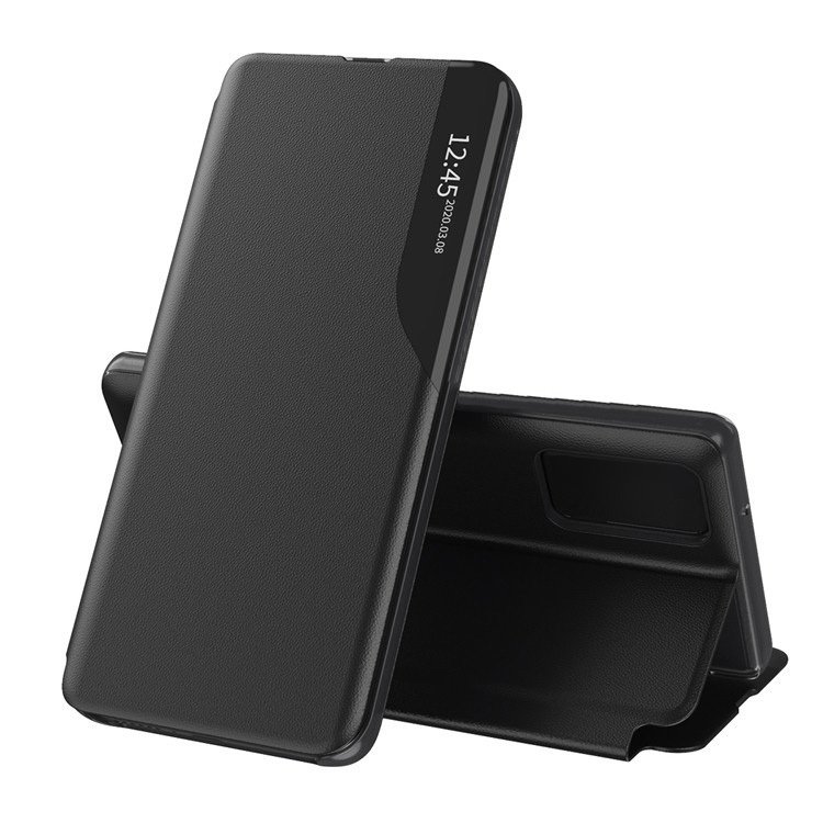 POWERTECH θήκη Smart view  για Samsung A73 5G, μαύρη 5177