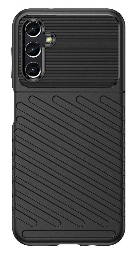 POWERTECH Θήκη Thunder  για Samsung A73 5G, μαύρη 5181