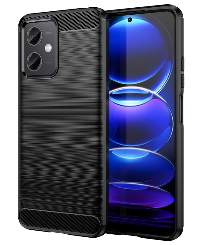 POWERTECH θήκη Carbon  για Xiaomi Note 12 5G/Poco X5, μαύρη 5427