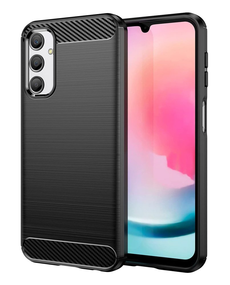 POWERTECH θήκη Carbon για Samsung Galaxy A24, μαύρη 5428