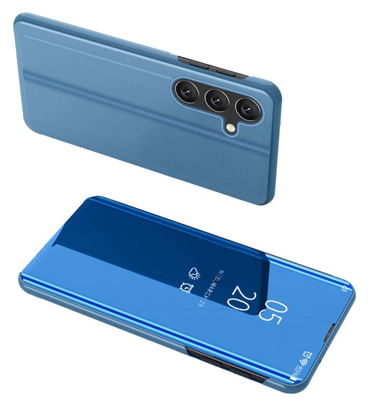 POWERTECH θήκη Clear view  για Samsung Galaxy A24, μπλε 5430