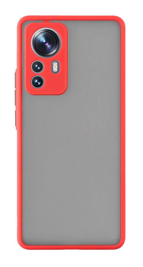 POWERTECH Θήκη Color Button  για Xiaomi 12/12X, κόκκινη 5740