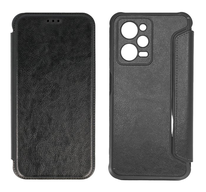 POWERTECH θήκη Razor Leather , Xiaomi Note 12 Pro/X5 Pro, μαύρη 5994