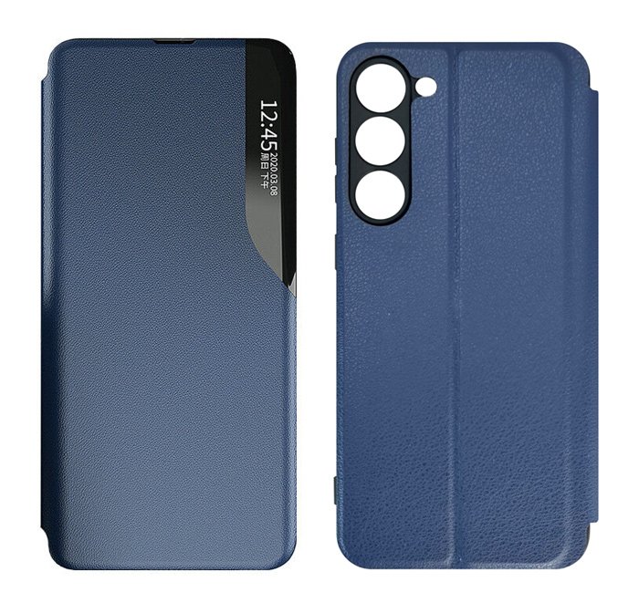 POWERTECH θήκη Smart view  για Samsung S23 Plus, μπλε 5996