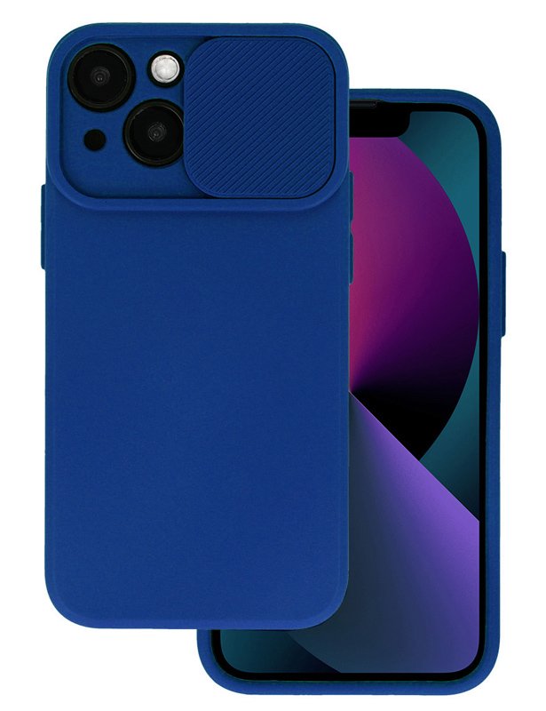 POWERTECH Θήκη Camshield Soft  για iPhone 14 Plus, μπλε 6560
