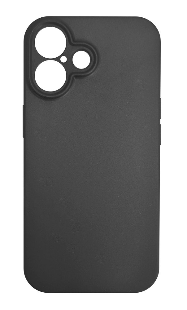 POWERTECH θήκη MATT  για iPhone 16, μαύρη 7574