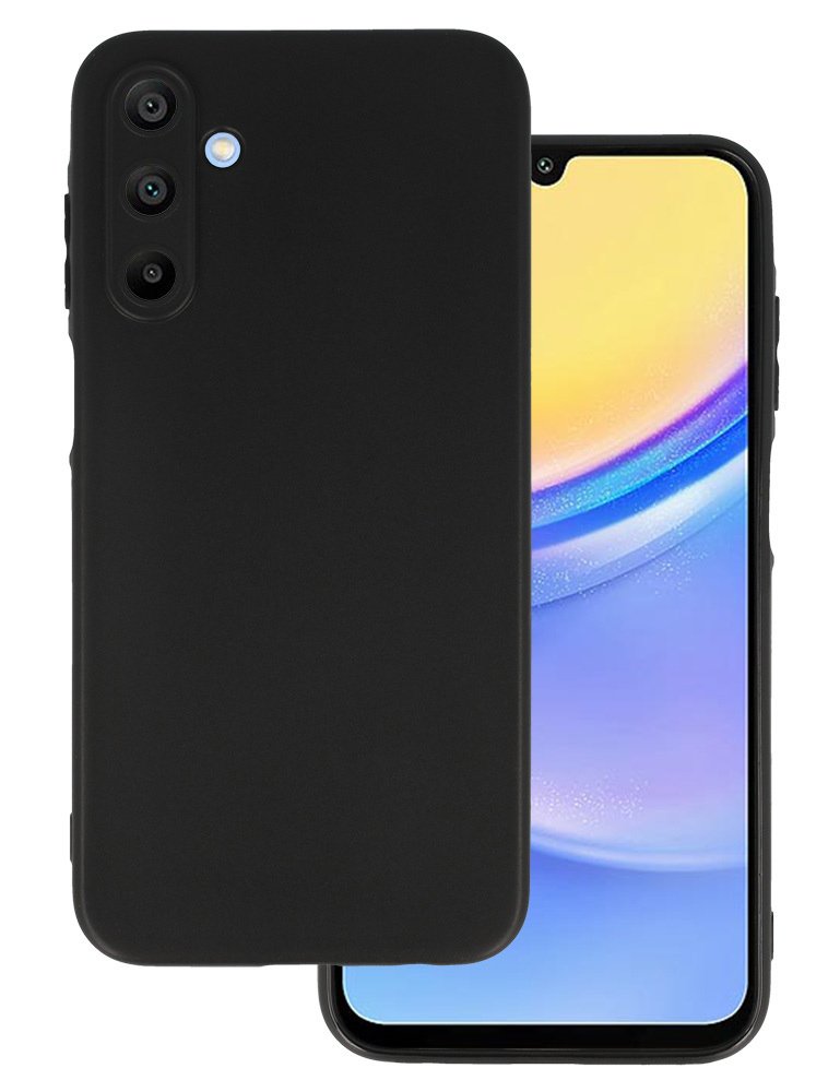 POWERTECH θήκη MATT  για Samsung Galaxy A15 4G/5G, μαύρη 7578