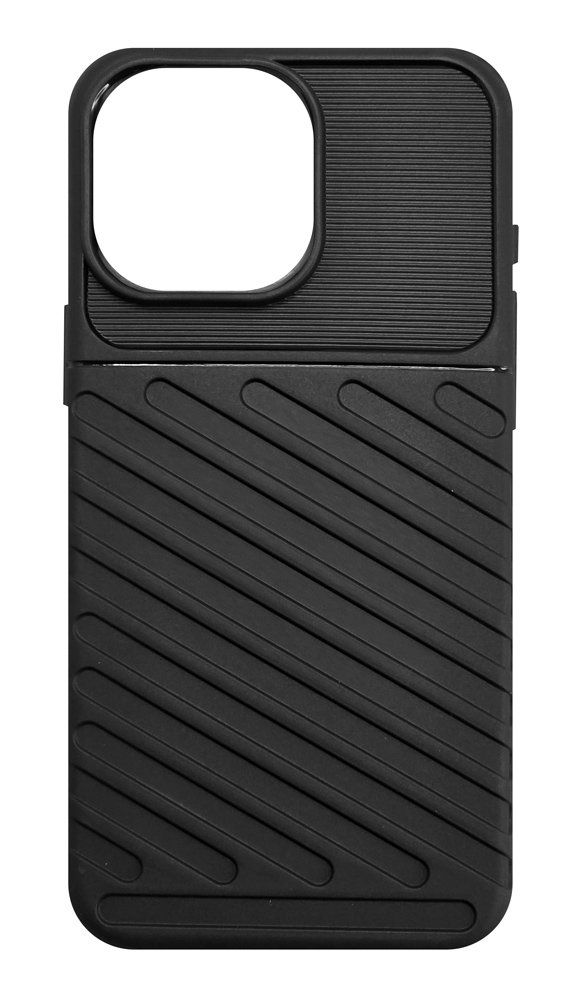 POWERTECH θήκη Thunder  για iPhone 16 Pro, μαύρη 8098