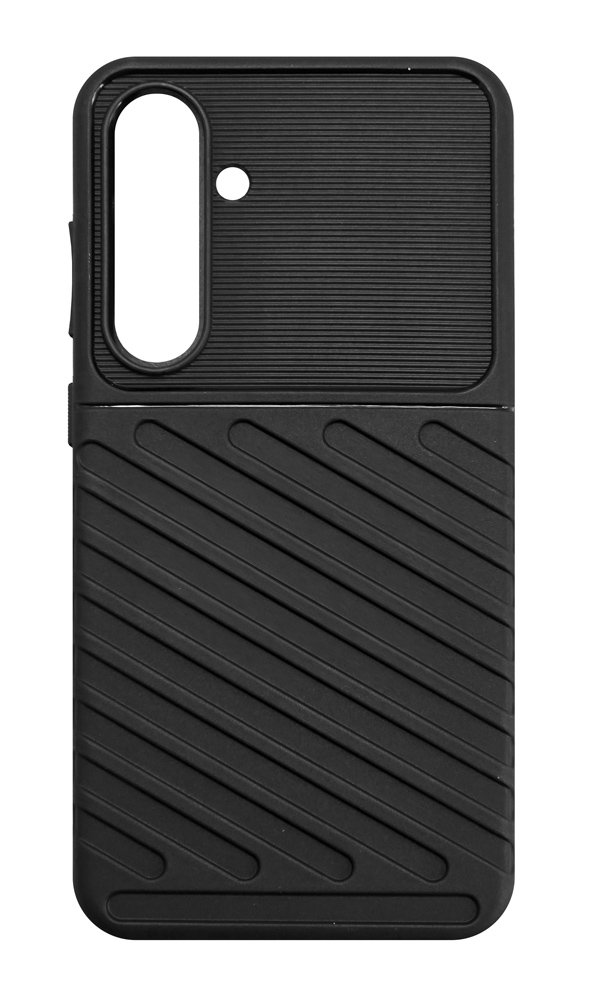 POWERTECH θήκη Thunder  για Samsung Galaxy S24, μαύρη 8100