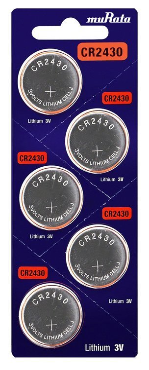 Mpataria lithioy CR2430, 3V, 5tmch 1428 CR2430 1