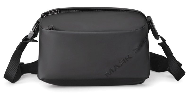 MARK RYDEN τσάντα ώμου , με θήκη tablet 7.9", 4L, αδιάβροχη, μαύρη 2734