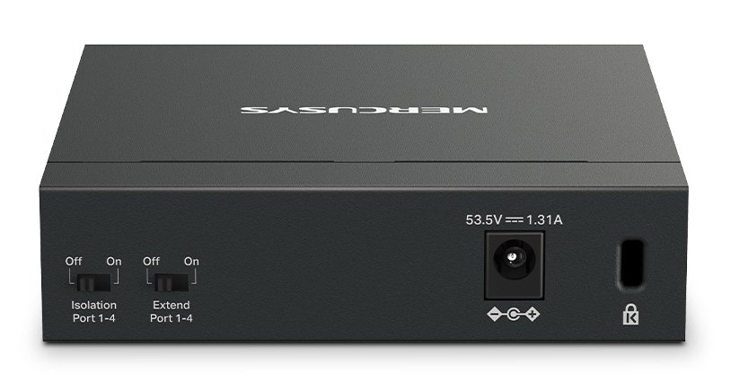 MERCUSYS Desktop Switch , 5x 10/100/1000 Mbps, PoE+, Ver. 1.0 5536 - Image 3