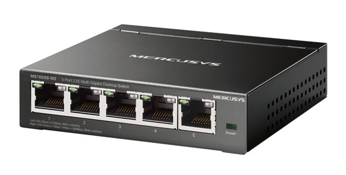 MERCUSYS desktop switch , 5x 2.5Gbps θύρες, UN/1.0 9635