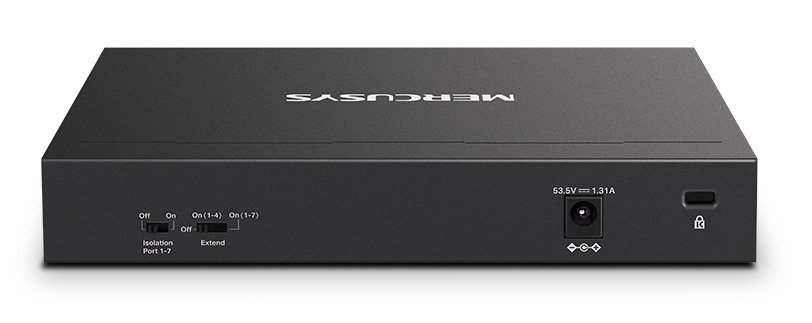 MERCUSYS Desktop Switch , 8x 10/100/1000 Mbps, PoE+, Ver. 1.0 5537 - Image 3