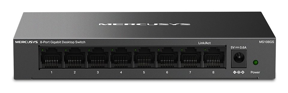 MERCUSYS desktop switch , 8x Gigabit θύρες, V1.0