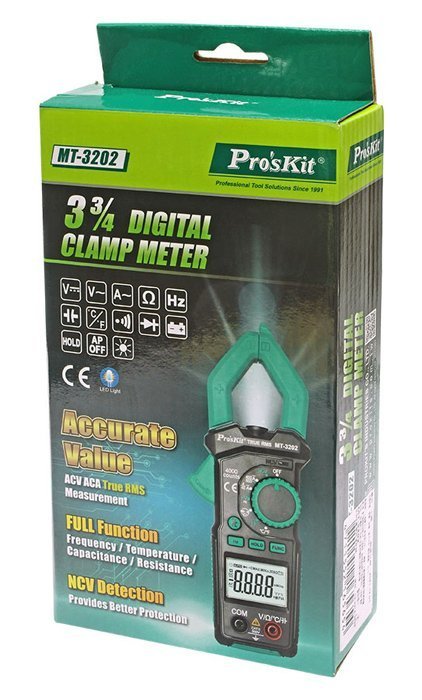 PROSKIT ψηφιακή αμπεροτσιμπίδα , 600A AC, NCV, True RMS 6455 - Image 7