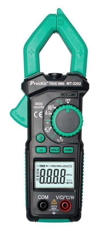 PROSKIT ψηφιακή αμπεροτσιμπίδα , 600A AC, NCV, True RMS 6455