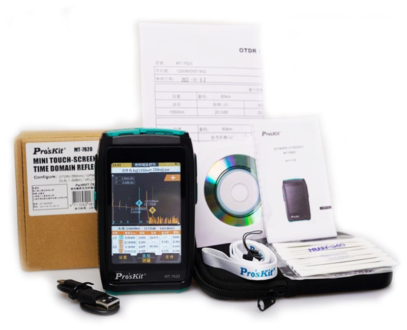 PROSKIT mini OTDR tester καλωδίων οπτικής ίνας με οθόνη αφής 9319 - Image 4