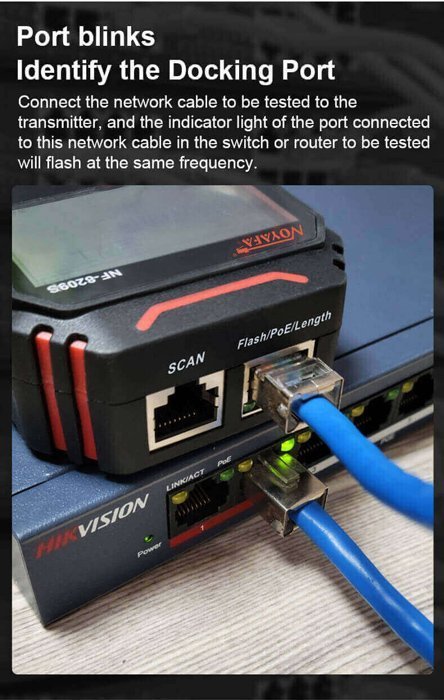 tester kalodion diktyoy gia RJ45 PoE 5064 Ergaleia Diktyoy 14