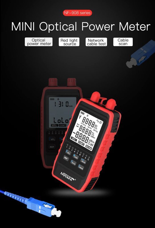 tester kalodion optikis inas, 850-1625nm, -60~8dBm 5066 Optiki Ίna 2
