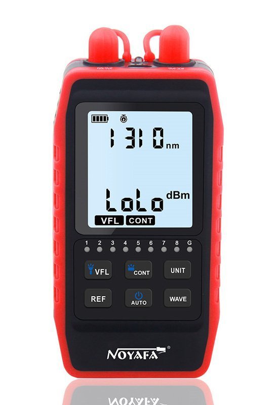 tester kalodion optikis inas, 850-1625nm, -60~8dBm 5066 Optiki Ίna 1