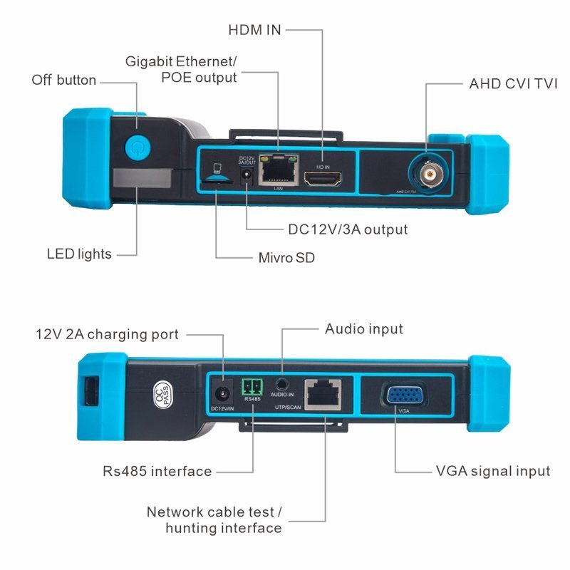 NOYAFA CCTV & IP tester , 8MP CVI/TVI/AHD 5069 - Image 5