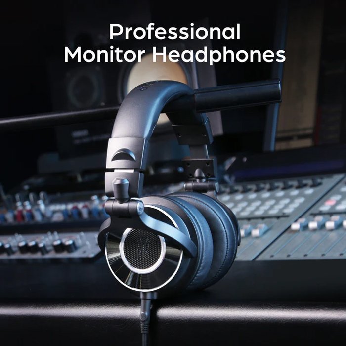 NEDI headset Monitor 60, 6.35mm & 3.5mm σύνδεση, Hi-Res, 50mm, μαύρο 6100 - Image 4