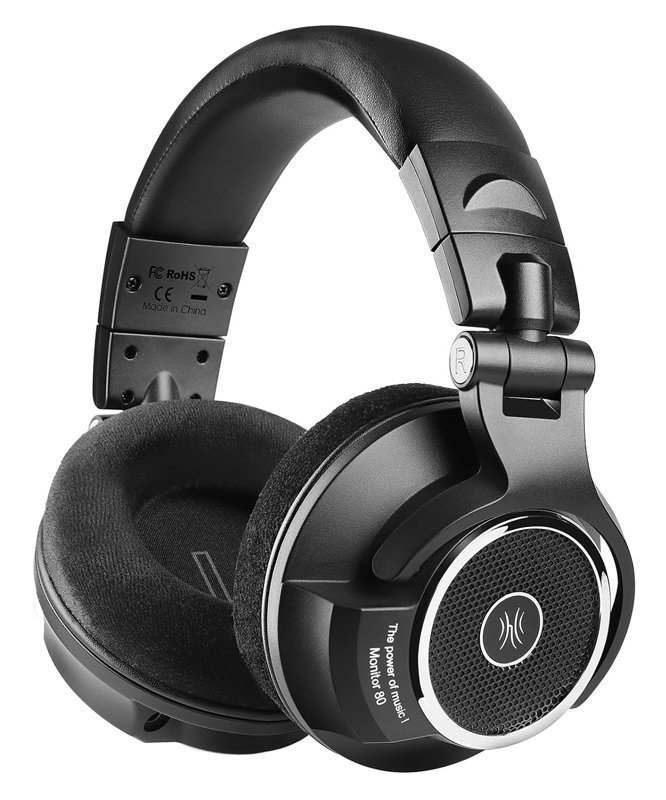 NEDI headset Monitor 80, 6.35mm & 3.5mm σύνδεση, Hi-Res, 40mm, μαύρο 6099