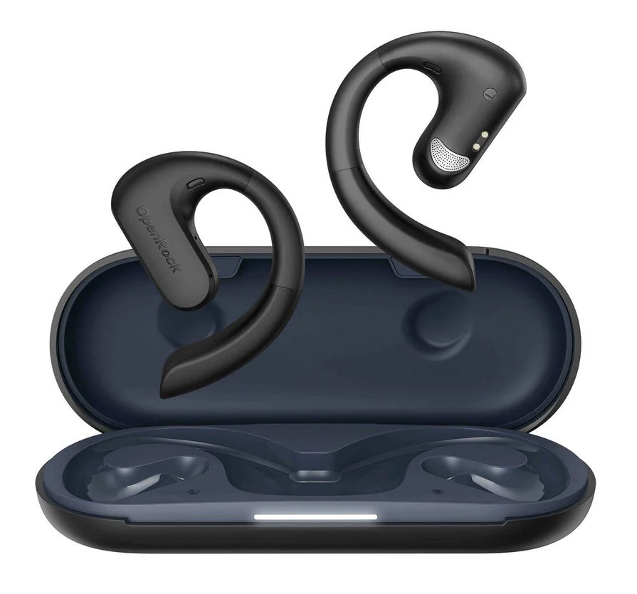 PENRCKS earphones με θήκη φόρτισης penRock S, pen Wearable Stereo, ANC, μαύρο, by nedio 7999