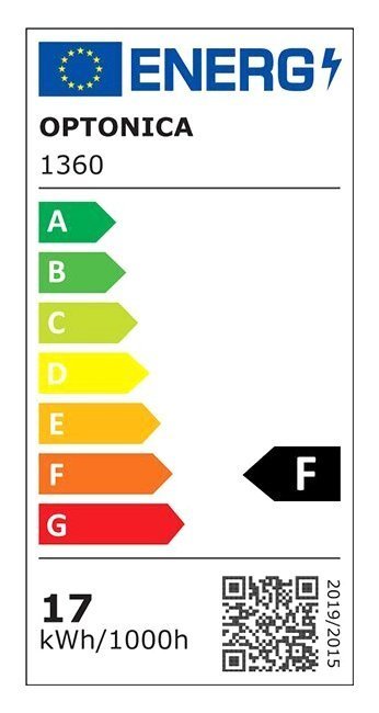 OPTONICA LED λάμπα A60 1360, 17W, 6000K, E27, 1710lm 5967 - Image 2