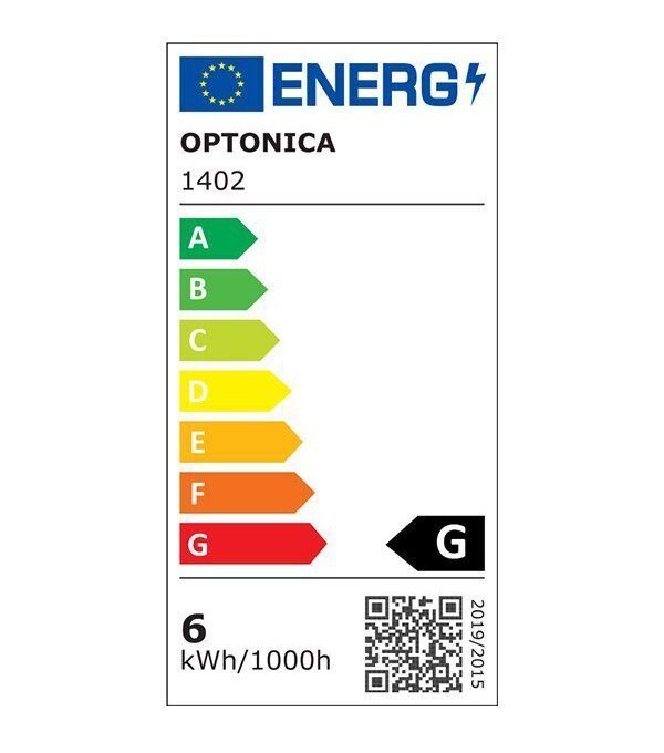 OPTONICA LED λάμπα G45 1402, 5.5W, 4500K, E14, 450lm 4902 - Image 2