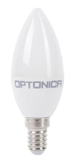 OPTONICA LED λάμπα candle C37 1430, 8W, 2700K, 710lm, E14 6709