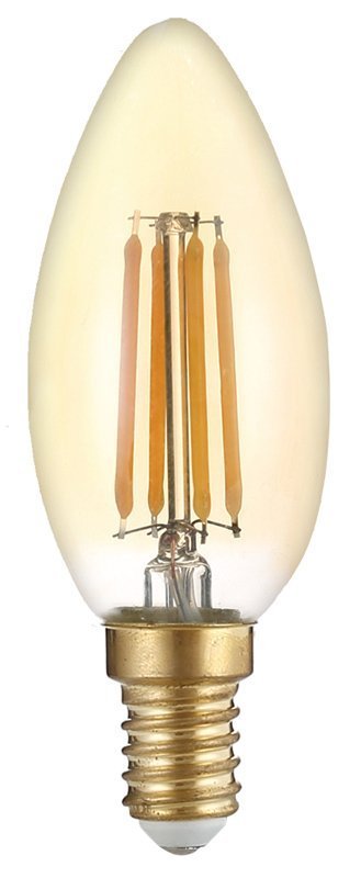OPTONICA LED λάμπα Candle C35 Filament 1490, 4W, 2500K, E14, 400lm 2855